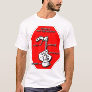 Stoppen met kantelen t-shirt