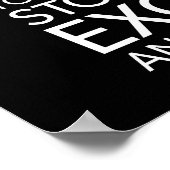 Stoppen met overschrijvingen - Motivatie succes Poster (Hoek)