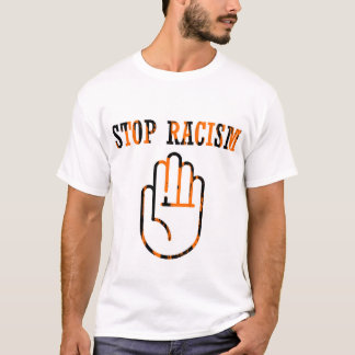 stoppen met racisme t-shirt