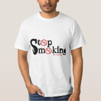 Stoppen met roken Cigarette Custom T-shirts