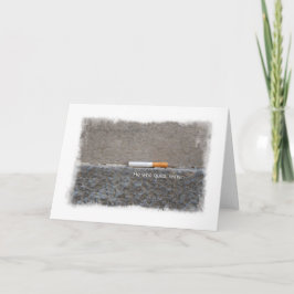 Stoppen met roken Gefeliciteerd Kaart