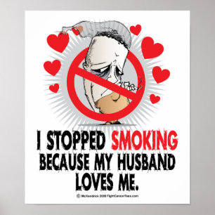 Stoppen met roken poster