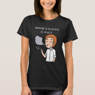Stoppen met roken Stoppen met roken Roken is schad T-shirt