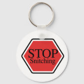 stoppen met snitsen sleutelhanger (Voorkant)