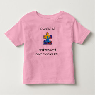 Stoppen met staren kinder shirts