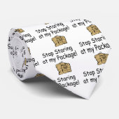 Stoppen met staren op mijn pakket stropdas (Opgerold)