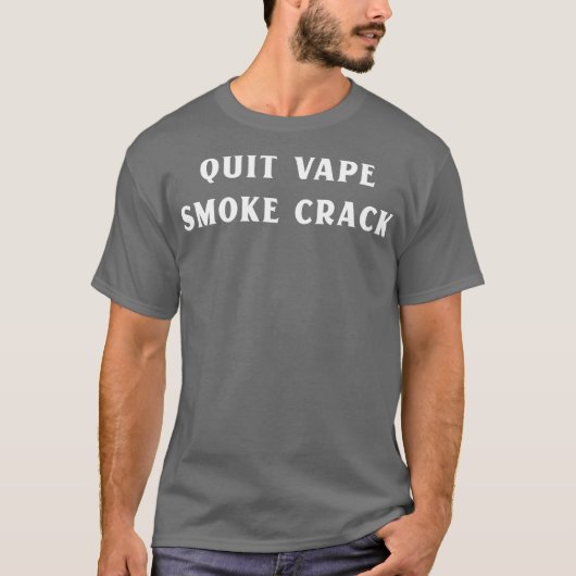 Stoppen met vapen t-shirt (Voorkant)