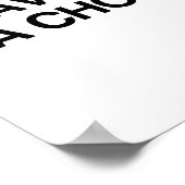 STOPPEN MET VERLIES JE KEUZE HEBBEN POSTER (Hoek)