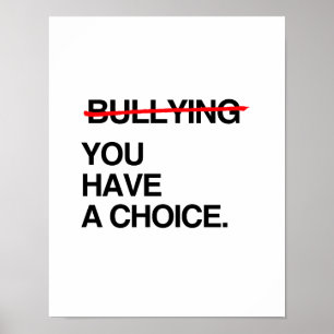 STOPPEN MET VERLIES JE KEUZE HEBBEN POSTER