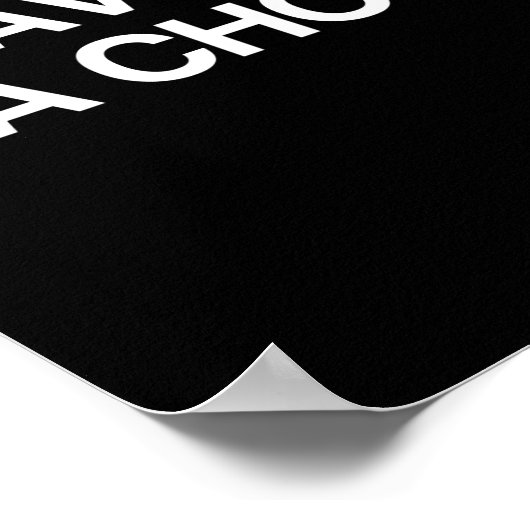 STOPPEN MET VERLIES JE KEUZE HEBBEN POSTER (Hoek)