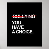 STOPPEN MET VERLIES JE KEUZE HEBBEN POSTER (Voorkant)