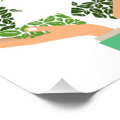 Stoppen met vervuiling is de beste oplossing perfect poster (Hoek)