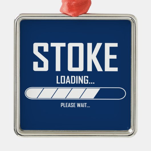 Stoppen Metalen Ornament (Voorkant)