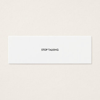 STOPPEN MINI VISITEKAARTJES