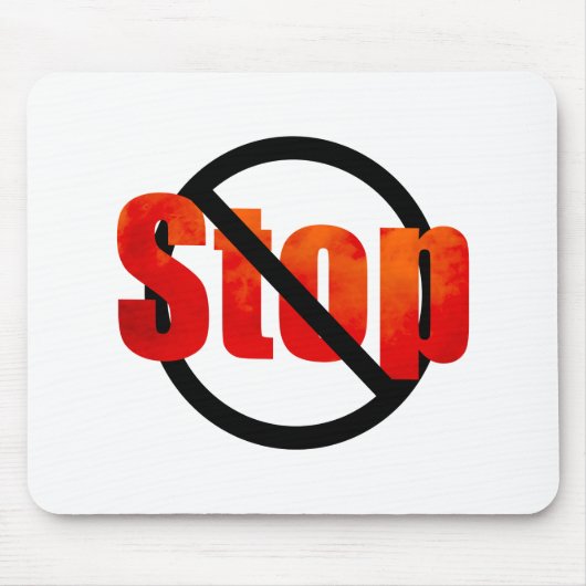 Stoppen Muismat (Voorkant)