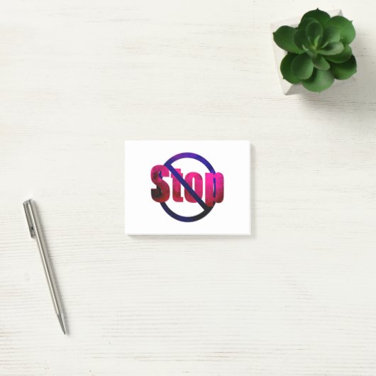 Stoppen Post-it® Notes (Kantoor)
