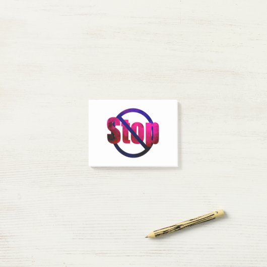 Stoppen Post-it® Notes (Op bureau)