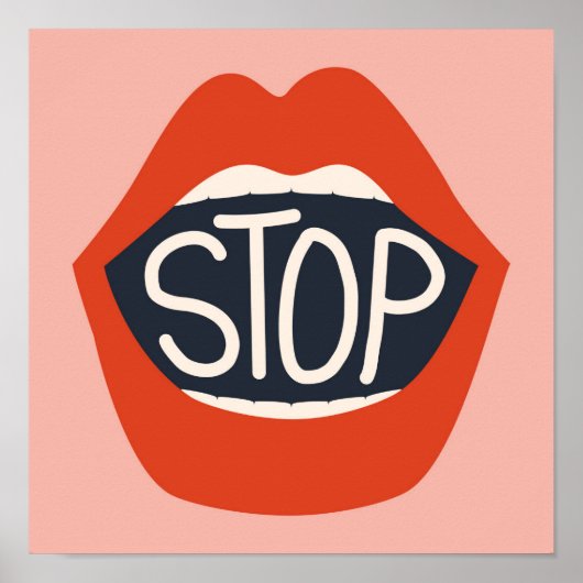 Stoppen Poster (Voorkant)