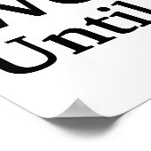 Stoppen Poster (Hoek)