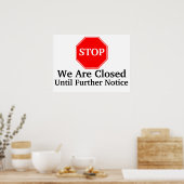 Stoppen Poster (Keuken)