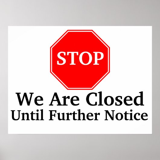 Stoppen Poster (Voorkant)