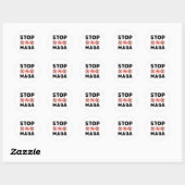 Stoppen Ronde Sticker (Vel)
