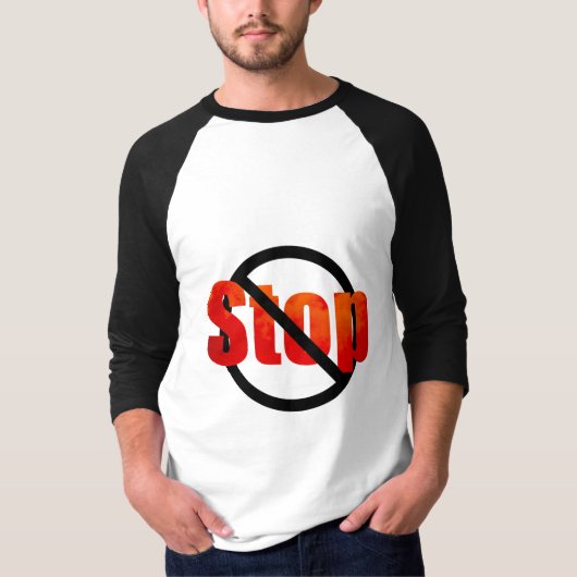 Stoppen T-shirt (Voorkant)
