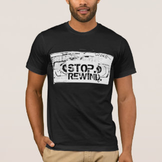 Stoppen, terugspoelen, horloge t-shirt