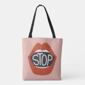 Stoppen Tote Bag (Achterkant)