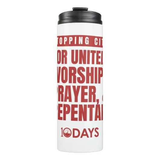 Stopping Cities Design #2 Thermosbeker (Voorkant)