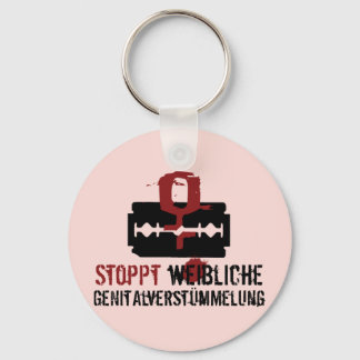 Stoppt weibliche Genitalverstümmelung! Sleutelhanger