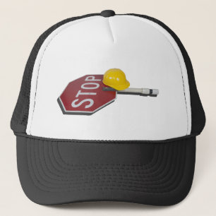 StopSignPoleConstructionHat051913.png Trucker Pet