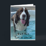 STOPTE MIJN SWIM OM TE ZEGGEN "HAPPY 18th BIRTHDAY Kaart<br><div class="desc">HEEFT HIJ OF ZIJ VAN HONDEN... 18? HIER BEN JE ZO VEEL DANK VOOR EEN VAN MIJN 8 STOPPEN HIER BIJ ZAZZLE. HEB EEN "GROTE DAG" *VERANDERING VAN DE LEEFTIJD IN SECONDEN*</div>