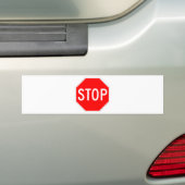Stopteken - Highway Hexagon Bumpersticker (Op auto)