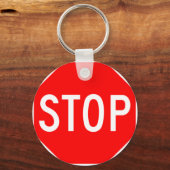 Stopteken - Highway Hexagon Sleutelhanger (Voorkant)