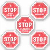 Stopteken II-Sticker Sticker (Voorkant)
