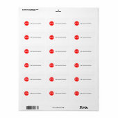 STOPTEKEN - Label (Full Sheet)