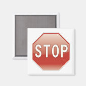 Stopteken Magneet (Voorkant / Achterkant)