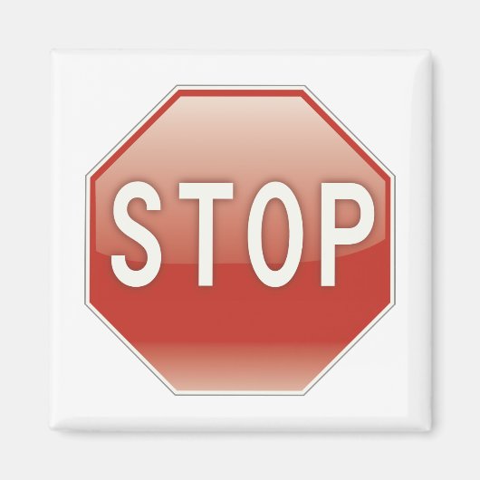 Stopteken Magneet (Voorkant)