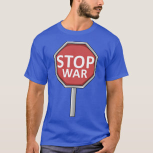 stopteken oorlogen militaire conflicten t-shirt