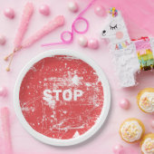 Stopteken Papieren Bordje (Feest)