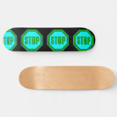 Stopteken Persoonlijk Skateboard (Horizontaal)