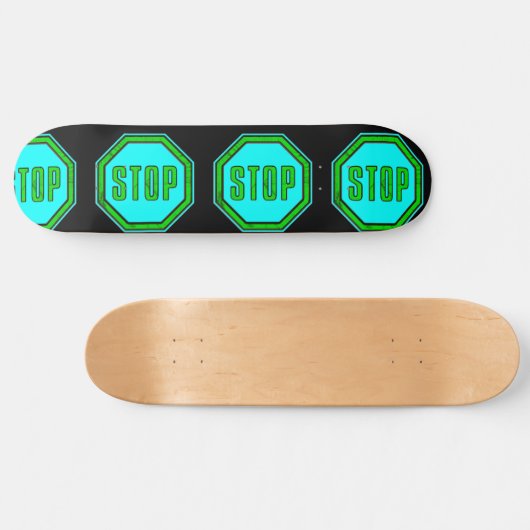 Stopteken Persoonlijk Skateboard (Horizontaal)