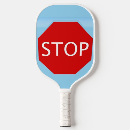 Stopteken Pickleball Paddle (Voorkant)