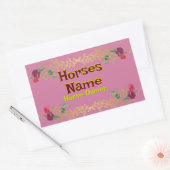 stopteken rechthoekige sticker (Envelop)