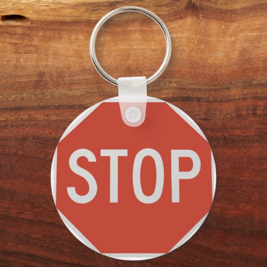 Stopteken Sleutelhanger (Voorkant)