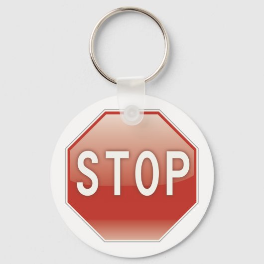 Stopteken Sleutelhanger (Voorkant)