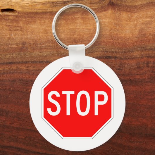 stopteken sleutelhanger (Voorkant)