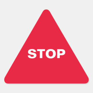 stopteken sticker