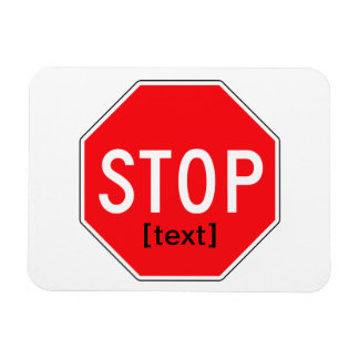 Stopteken voor een goede zaak magneet